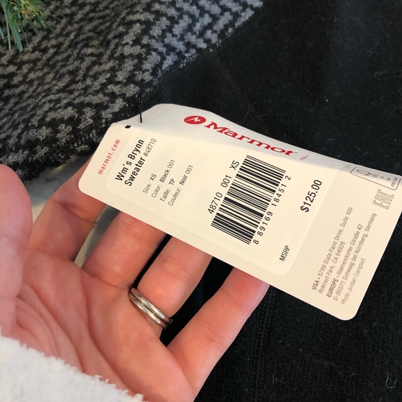 NWT Marmot Brynn Sweater Raglan Chevron Sleeve - Picture 4 of 4